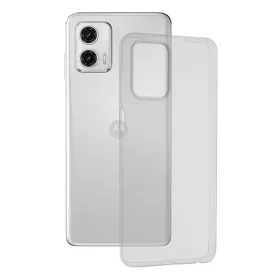   Techsuit - Clear Silicone tok - Motorola Moto G73 - Átlátszó