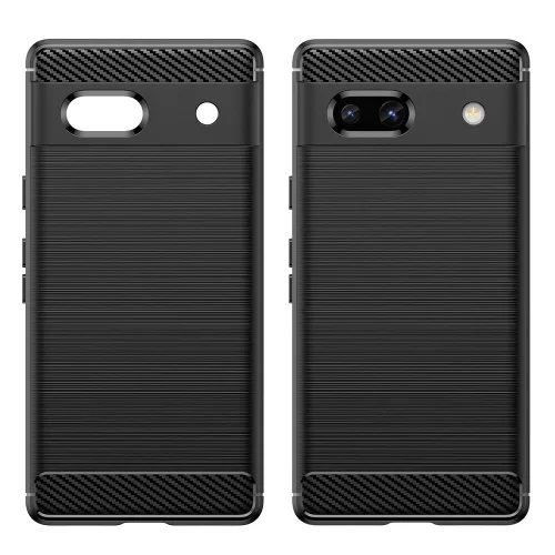Techsuit - Carbon szilikon tok - Google Pixel 7a - Fekete