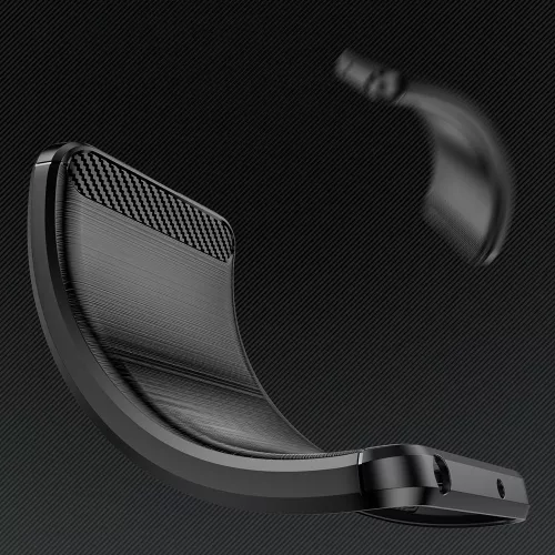 Techsuit - Carbon szilikon tok - Google Pixel 7a - Fekete