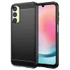 Techsuit - Carbon szilikon tok - Samsung Galaxy A24 - Fekete