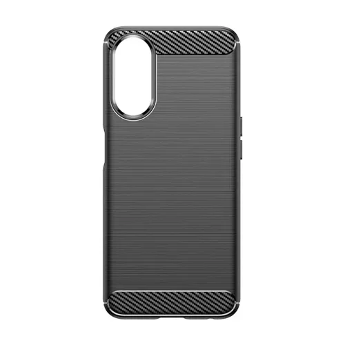 Techsuit - Carbon szilikon tok - Oppo A58 5G / A78 5G - Fekete