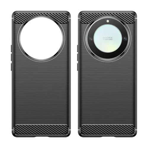Techsuit - Carbon szilikon tok - Honor Magic5 Lite - Fekete