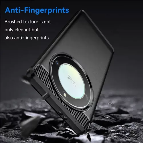 Techsuit - Carbon szilikon tok - Honor Magic5 Lite - Fekete