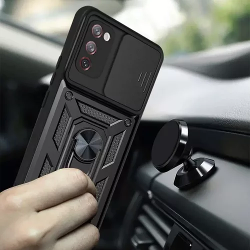 Techsuit - Camshield ütésálló tok - Samsung Galaxy S20 FE / S20 FE 5G - Fekete