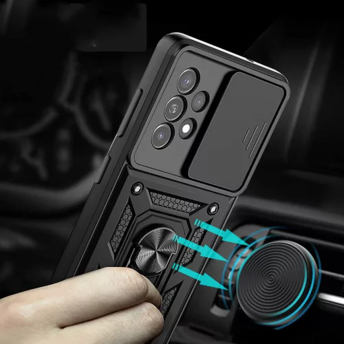 Techsuit - CamShield ütésálló tok - Samsung Galaxy A33 5G - Fekete