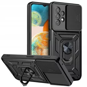   Techsuit - CamShield ütésálló tok - Samsung Galaxy A23 4G / A23 5G - Fekete