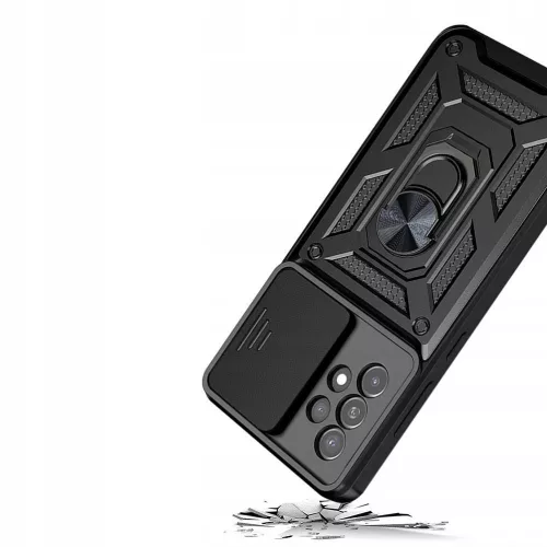 Techsuit - CamShield ütésálló tok - Samsung Galaxy A23 4G / A23 5G - Fekete