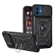 Techsuit - CamShield ütésálló tok - iPhone 12 / iPhone 12 Pro - Fekete