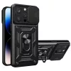 Techsuit - CamShield ütésálló tok - iPhone 14 Pro - Fekete