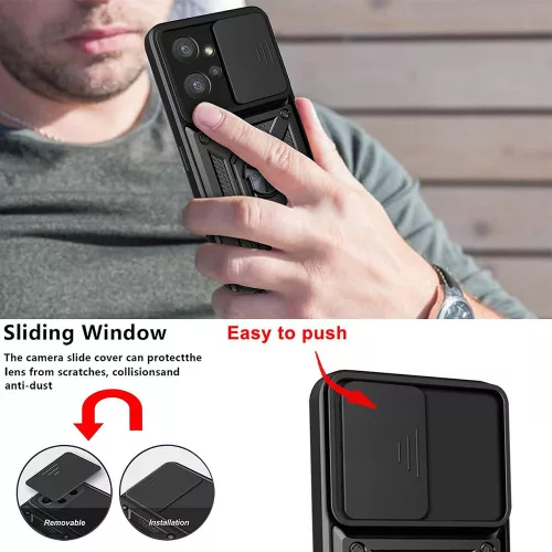 Techsuit - CamShield ütésálló tok - Motorola Moto G32 - Fekete