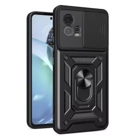   Techsuit - CamShield ütésálló tok - Motorola Moto G72 - Fekete