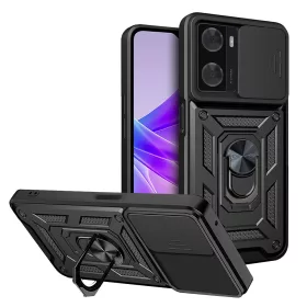   Techsuit - CamShield ütésálló tok - Oppo A57 4G / A57s / OnePlus Nord N20 SE - Fekete