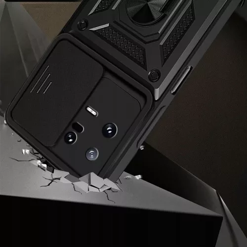 Techsuit - CamShield ütésálló tok - Xiaomi 13 - Fekete