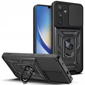   Techsuit - CamShield ütésálló tok - Samsung Galaxy A34 5G - Fekete