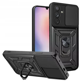   Techsuit - CamShield ütésálló tok - Samsung Galaxy A24 - Fekete