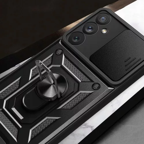 Techsuit - CamShield ütésálló tok - Samsung Galaxy A24 - Fekete