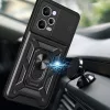 Techsuit - CamShield ütésálló tok - Xiaomi Redmi Note 12 Pro 5G / Poco X5 Pro - Fekete