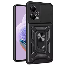   Techsuit - CamShield ütésálló tok - Xiaomi Redmi Note 12 Pro+ - Fekete
