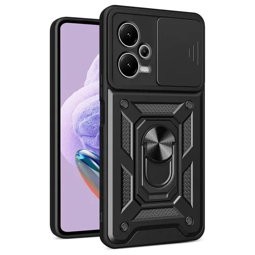 Techsuit - CamShield ütésálló tok - Xiaomi Redmi Note 12 Pro+ - Fekete