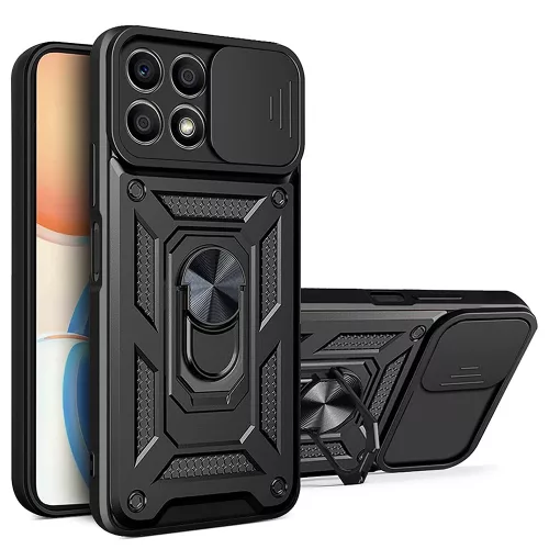 Techsuit - CamShield ütésálló tok - Honor X8a - Fekete