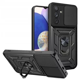   Techsuit - CamShield ütésálló tok - Samsung Galaxy A14 4G / A14 5G - Fekete