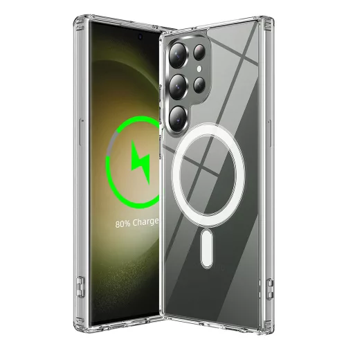 Techsuit - MagSafe Pro tok - Samsung Galaxy S23 Ultra - Átlátszó