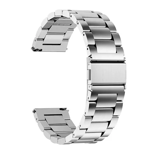 Techsuit - Watchband 20mm (W010) - Samsung Galaxy Watch 4/5/Active 2, Huawei Watch GT 3 (42mm)/GT 3 Pro (43mm) - Silver