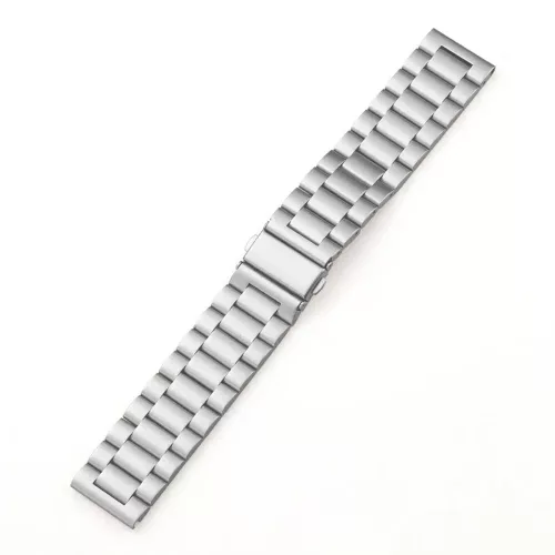 Techsuit - Watchband 20mm (W010) - Samsung Galaxy Watch 4/5/Active 2, Huawei Watch GT 3 (42mm)/GT 3 Pro (43mm) - Silver