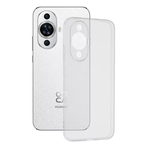 Techsuit - Clear Silicone - Huawei nova 11 / nova 12s - Átlátszó tok