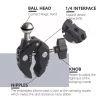 Techsuit - Bike Handlebar Mount (JX-006) GoPro, 1/4 Screw, Multifunctional - Black
