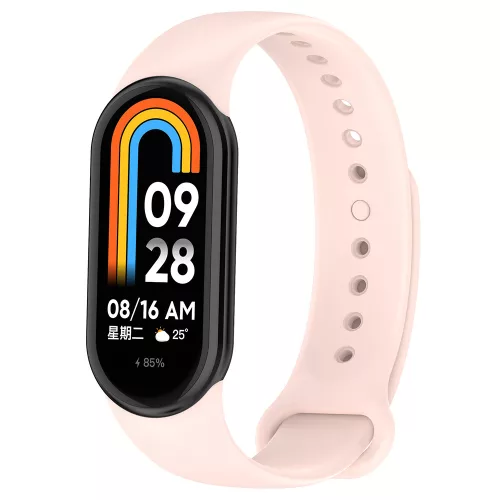 Techsuit - Watchband (W014) - Xiaomi Mi Band 8 / 8 NFC / 9 / 9 NFC / 10 - Pink