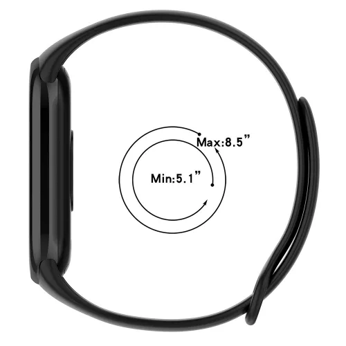 Techsuit - Watchband (W014) - Xiaomi Mi Band 8 / 8 NFC / 9 / 9 NFC / 10 - Pink