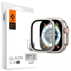   Spigen - Glas.tR Slim Pro (AGL06161) - Apple Watch Ultra / Ultra 2 / Ultra 3 - Titanium