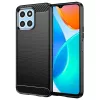 Techsuit - Carbon szilikon tok - Honor X6 / X8 5G / 70 Lite - Fekete