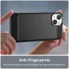 Techsuit - Carbon szilikon tok - iPhone 15 Plus - Fekete