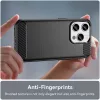 Techsuit - Carbon szilikon tok - iPhone 15 Pro Max - Fekete
