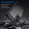 Techsuit - Carbon szilikon tok - Honor 80 Pro / Honor 90 Pro - Fekete
