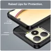 Techsuit - Carbon szilikon tok - Realme C53 - Fekete