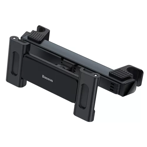 Baseus - Autós tartó JoyRide Pro (SUTQ000001) Phone/Tablet, Headrest Installation, Silicone Pads, 360°, Összehajtható - Black