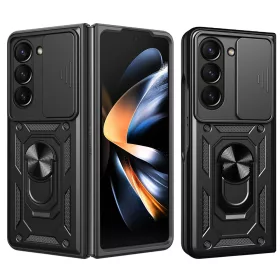   Techsuit - CamShield ütésálló tok - Samsung Galaxy Z Fold5 - Fekete