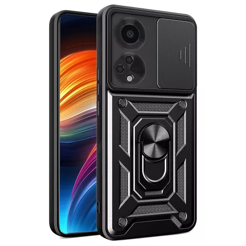 Techsuit - CamShield ütésálló tok - Oppo A98 5G - Fekete