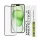 Techsuit - 111D Full Cover / Full Glue Glass - iPhone 15 Plus / iPhone 16 Plus - Black