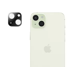   Techsuit - Full Camera - Kameravédő üvegfólia - iPhone 15 / iPhone 15 Plus - Fekete