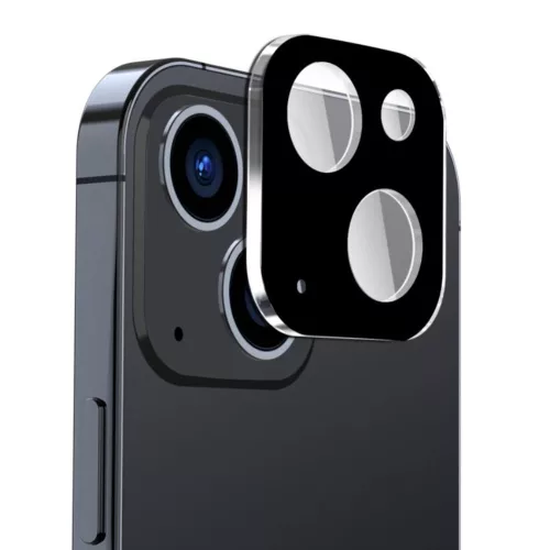 Techsuit - Full Camera - Kameravédő üvegfólia - iPhone 15 / iPhone 15 Plus - Fekete