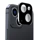 Techsuit - Full Camera - Kameravédő üvegfólia - iPhone 15 / iPhone 15 Plus - Fekete
