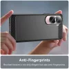 Techsuit - Carbon szilikon tok - Honor 90 Lite - Fekete