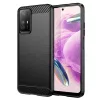 Techsuit - Carbon szilikon tok - Xiaomi Redmi Note 12S - Fekete