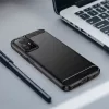 Techsuit - Carbon szilikon tok - Xiaomi Redmi Note 12S - Fekete
