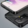 Techsuit - Carbon szilikon tok - Xiaomi Redmi Note 12S - Fekete