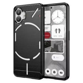 Techsuit - Carbon szilikon tok - Nothing Phone (2) - Fekete